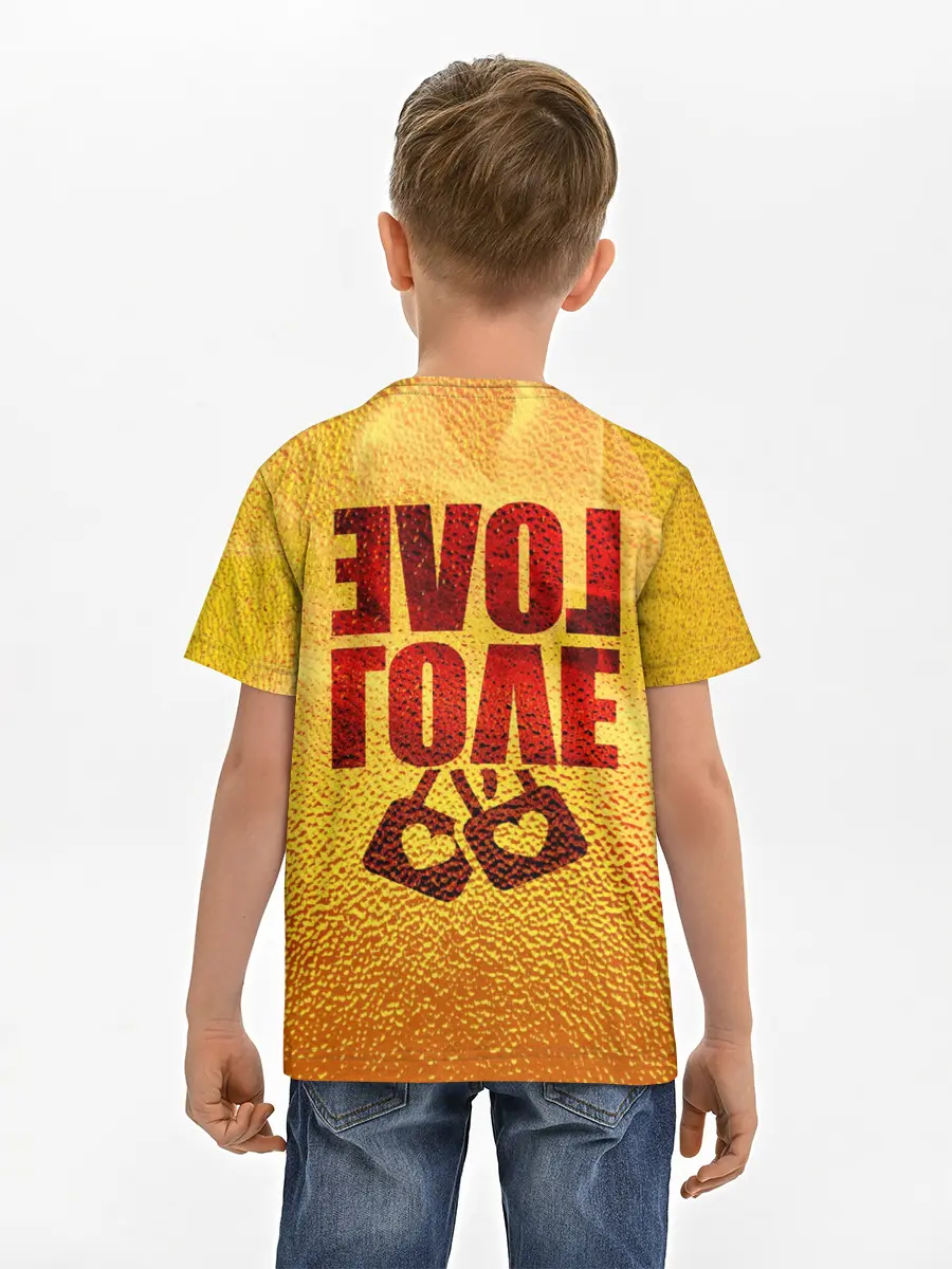 Детская базовая футболка / LOVE