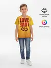 Детская базовая футболка / LOVE