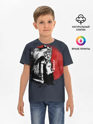 Детская базовая футболка / Принцесса Мононоке