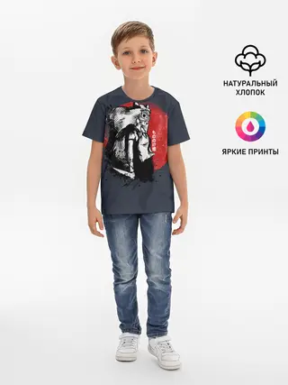 Детская базовая футболка / Принцесса Мононоке