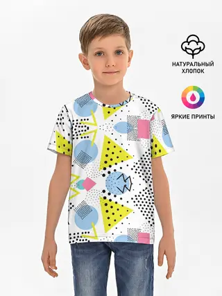 Детская базовая футболка / свежее дыхание