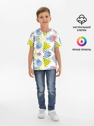 Детская базовая футболка / свежее дыхание