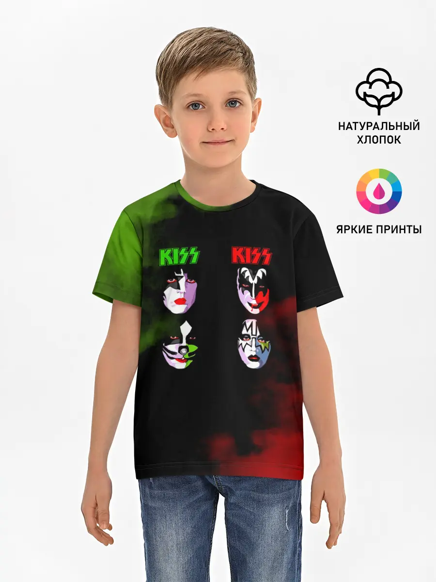 Детская базовая футболка / Kiss