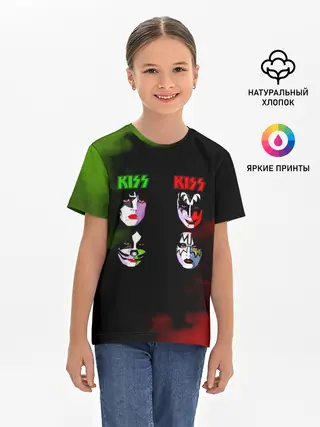 Детская базовая футболка / Kiss