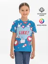 Детская базовая футболка / Лайки и сердечки