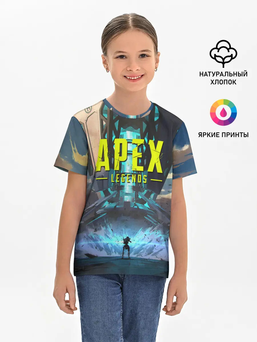 Детская базовая футболка / APEX Legends boom