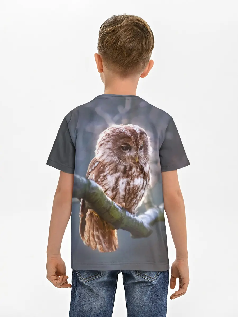 Детская базовая футболка / Сова