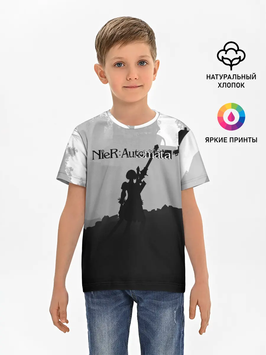 Детская базовая футболка / Nier Automata