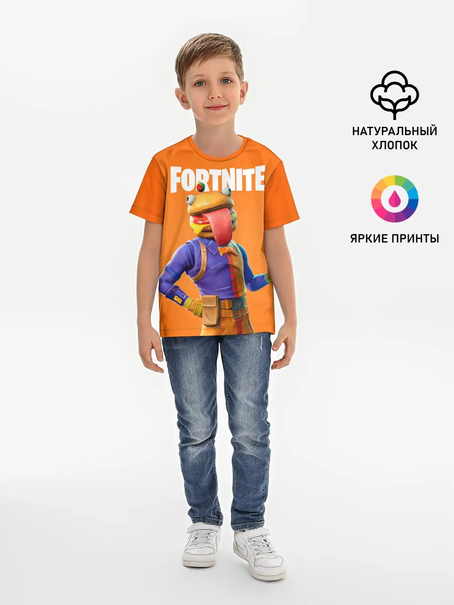 Детская базовая футболка / Fortnite