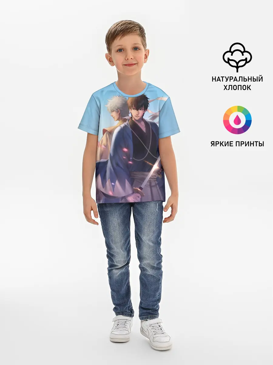 Детская базовая футболка / Воин Гинтоки