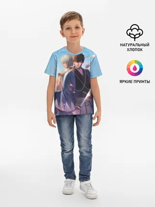 Детская базовая футболка / Воин Гинтоки
