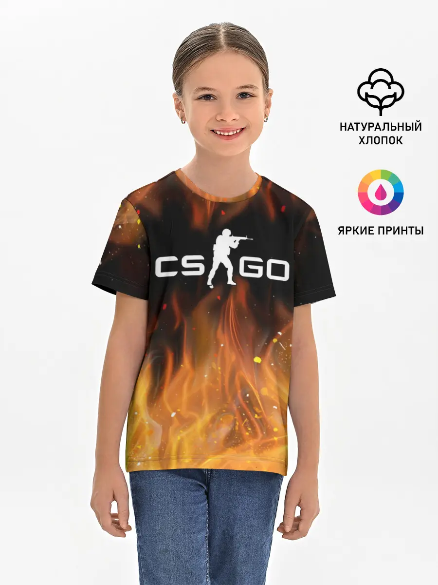 Детская базовая футболка / COUNTER STRIKE