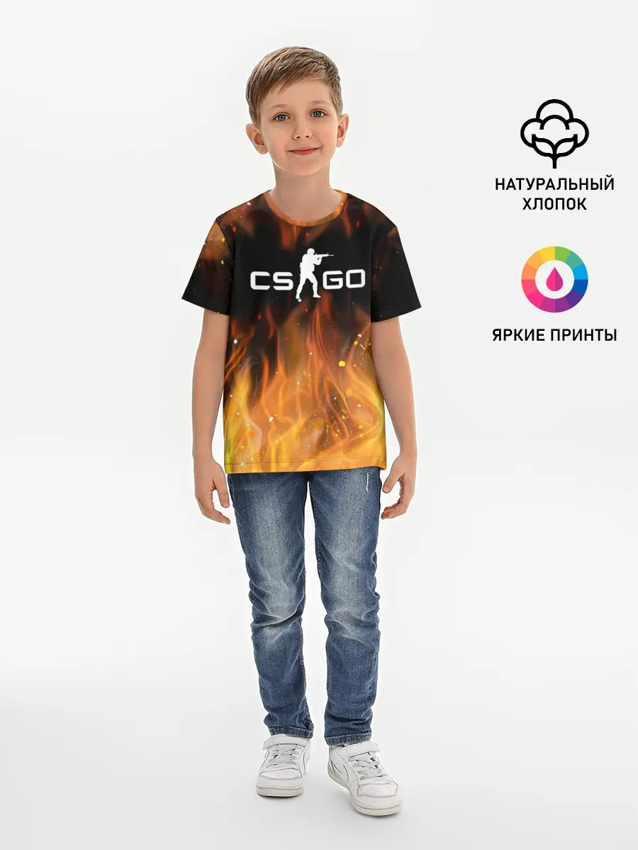 Детская базовая футболка / COUNTER STRIKE