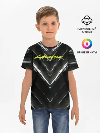 Детская базовая футболка / CYBERPUNK 2077