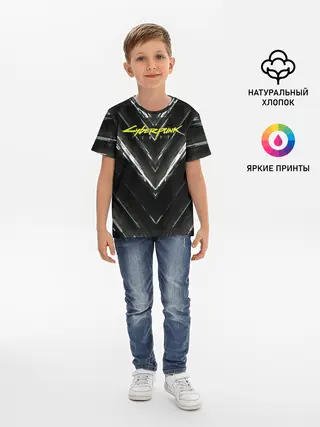 Детская базовая футболка / CYBERPUNK 2077