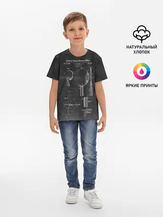 Детская базовая футболка / настольный теннис