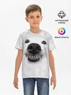 Детская базовая футболка / Собака - улыбака