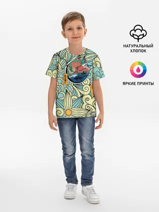 Детская базовая футболка / Gake no ue no Ponyo