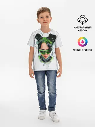 Детская базовая футболка / BILLIE EILISH