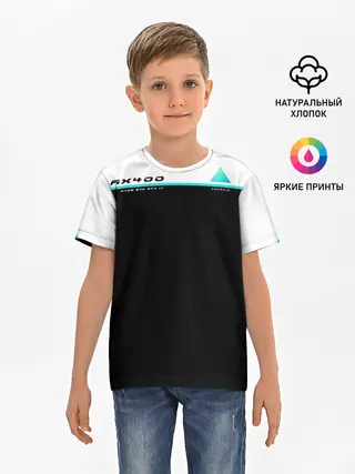 Детская базовая футболка / DETROIT AX400 | ДЕТРОИТ