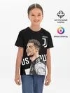 Детская базовая футболка / КРИШТИАНУ РОНАЛДУ / JUVENTUS