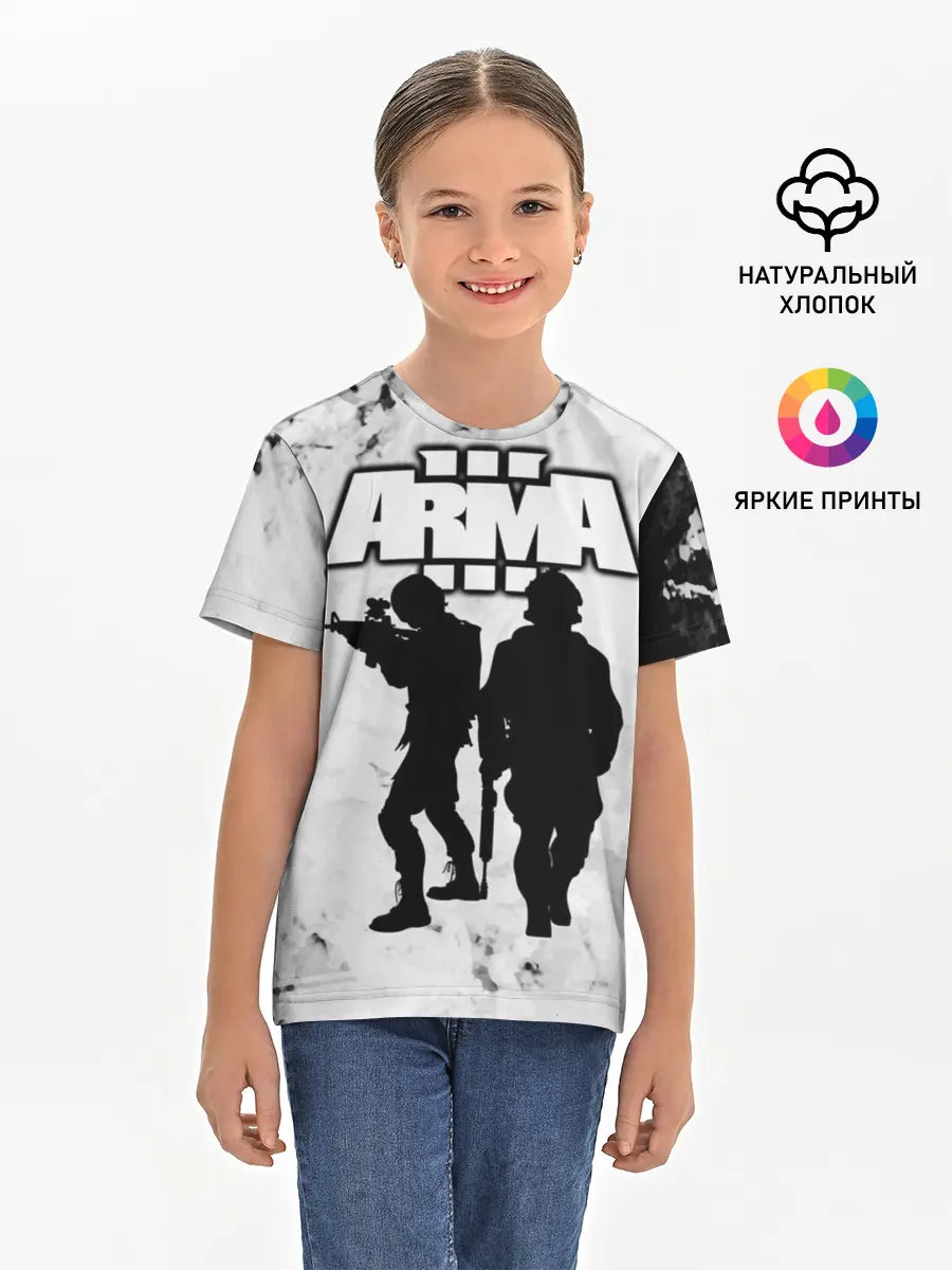 Детская базовая футболка / Arma / Арма,Tactical Simulator