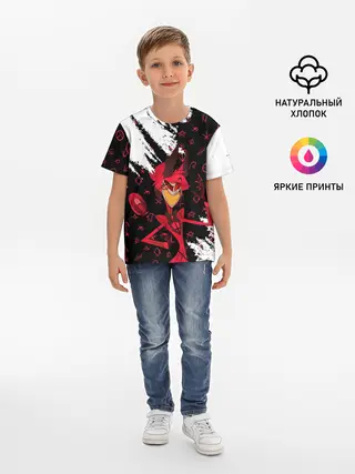 Детская базовая футболка / ОТЕЛЬ ХАЗБИН АЛАСТОР