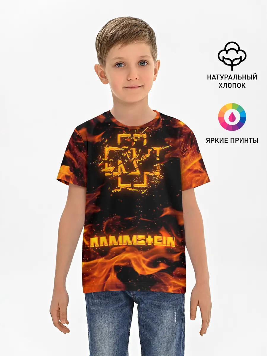 Детская базовая футболка / RAMMSTEIN