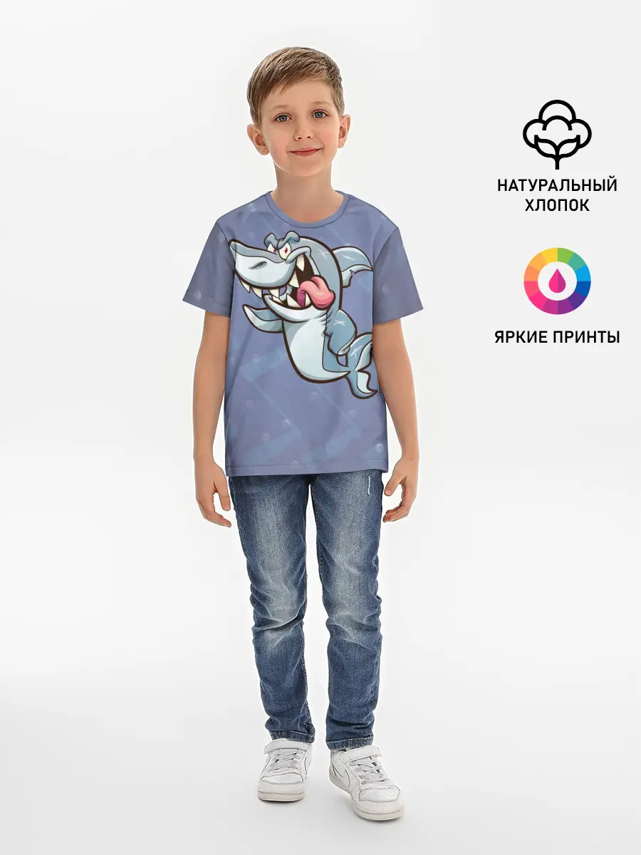 Детская базовая футболка / Акула