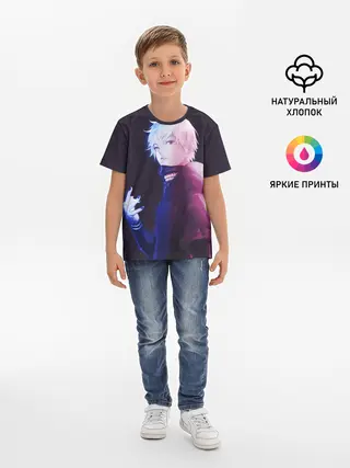 Детская базовая футболка / Kaneki Ken обернулся