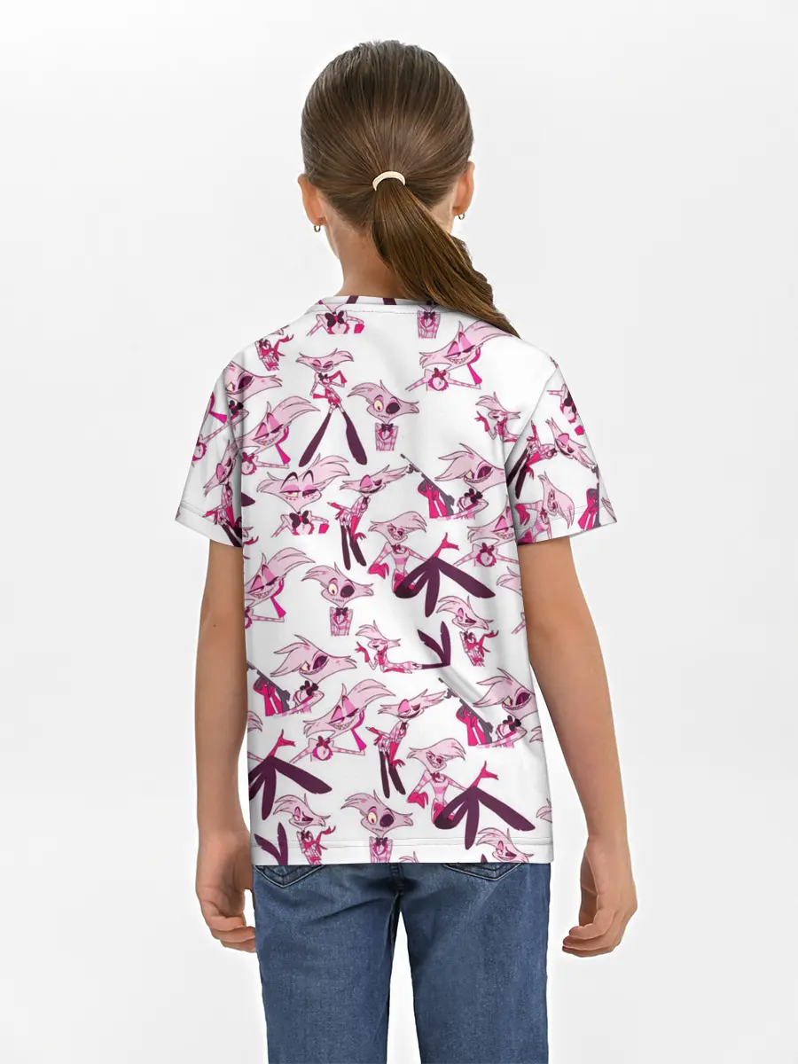 Детская базовая футболка / Hazbin Hotel: Angel Dust