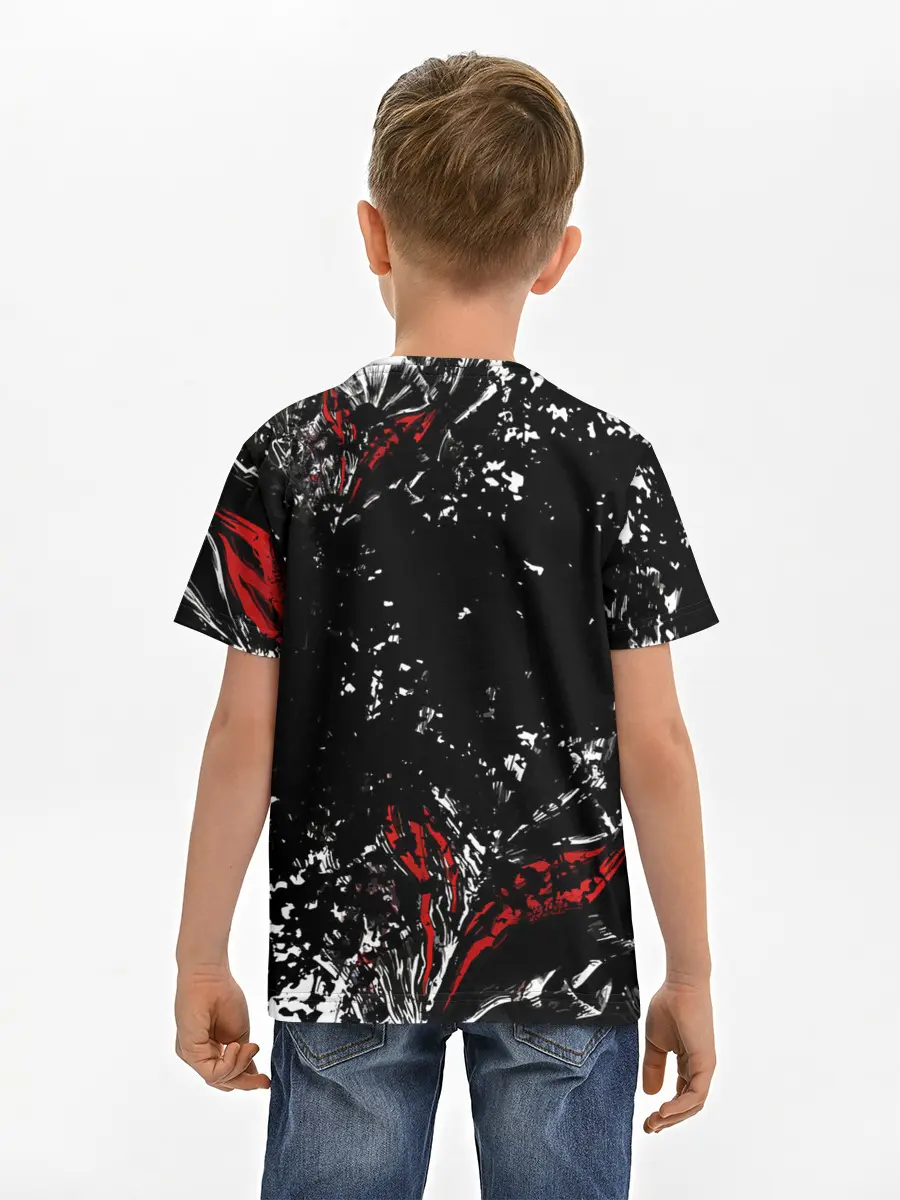 Детская базовая футболка / Берсерк Черная маска