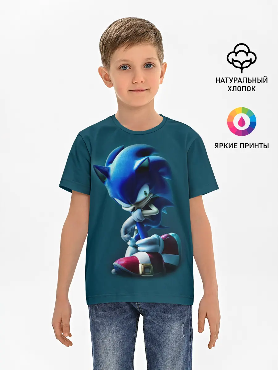 Детская базовая футболка / Sonic