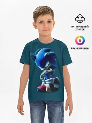 Детская базовая футболка / Sonic