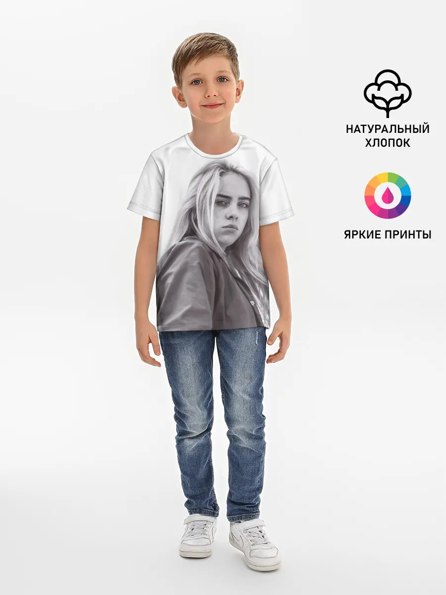 Детская базовая футболка / BILLIE EILISH