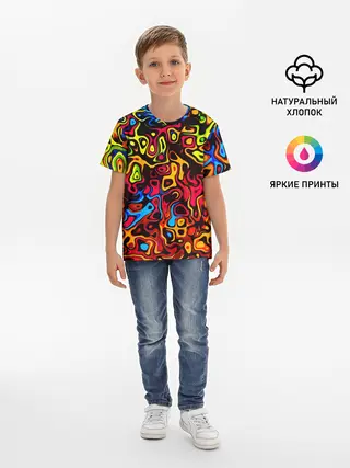 Детская базовая футболка / LIQUID