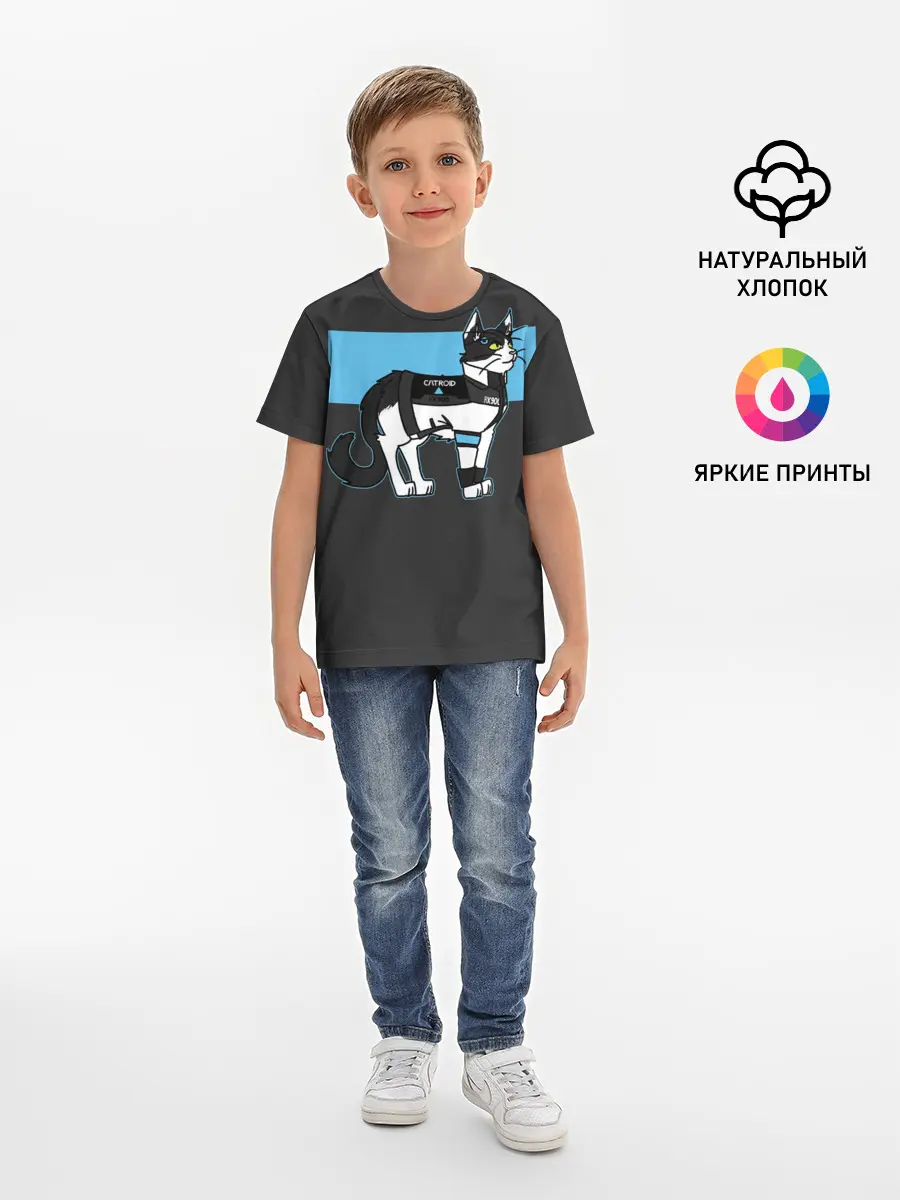 Детская базовая футболка / CATROID RK900