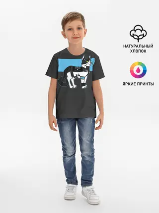 Детская базовая футболка / CATROID RK900