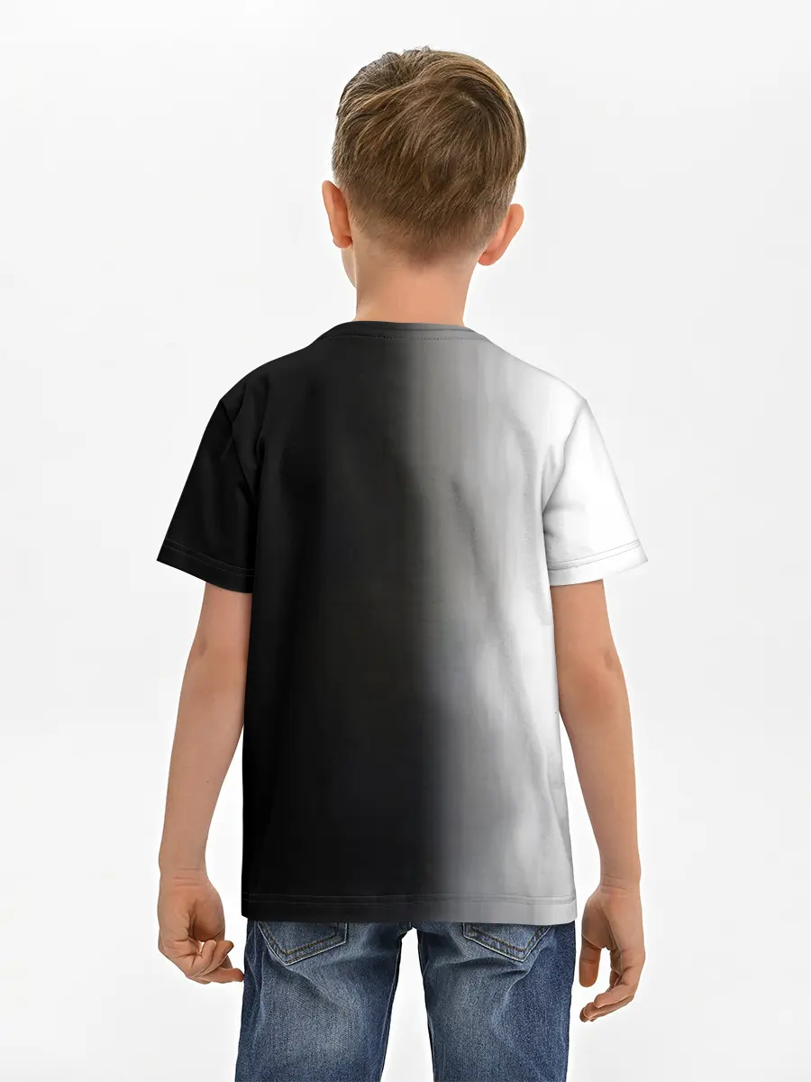 Детская базовая футболка / Металлическое тело Геноса One Punch-Man