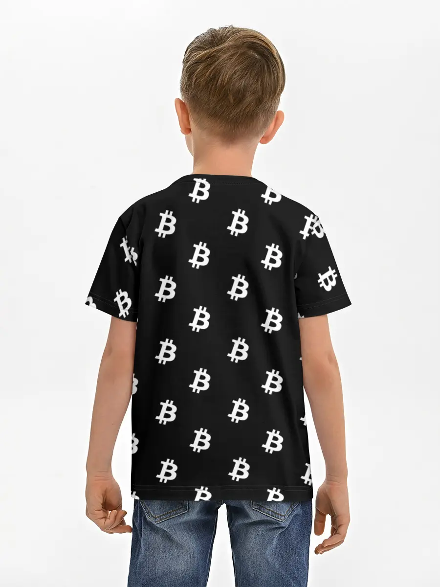 Детская базовая футболка / BITCOIN CRYPTOCURRENCE