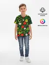 Детская базовая футболка / Хохлома