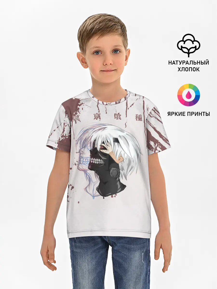 Детская базовая футболка / Канеки Кан
