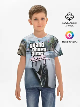 Детская базовая футболка / Vice city