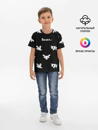 Детская базовая футболка / Пчёлки