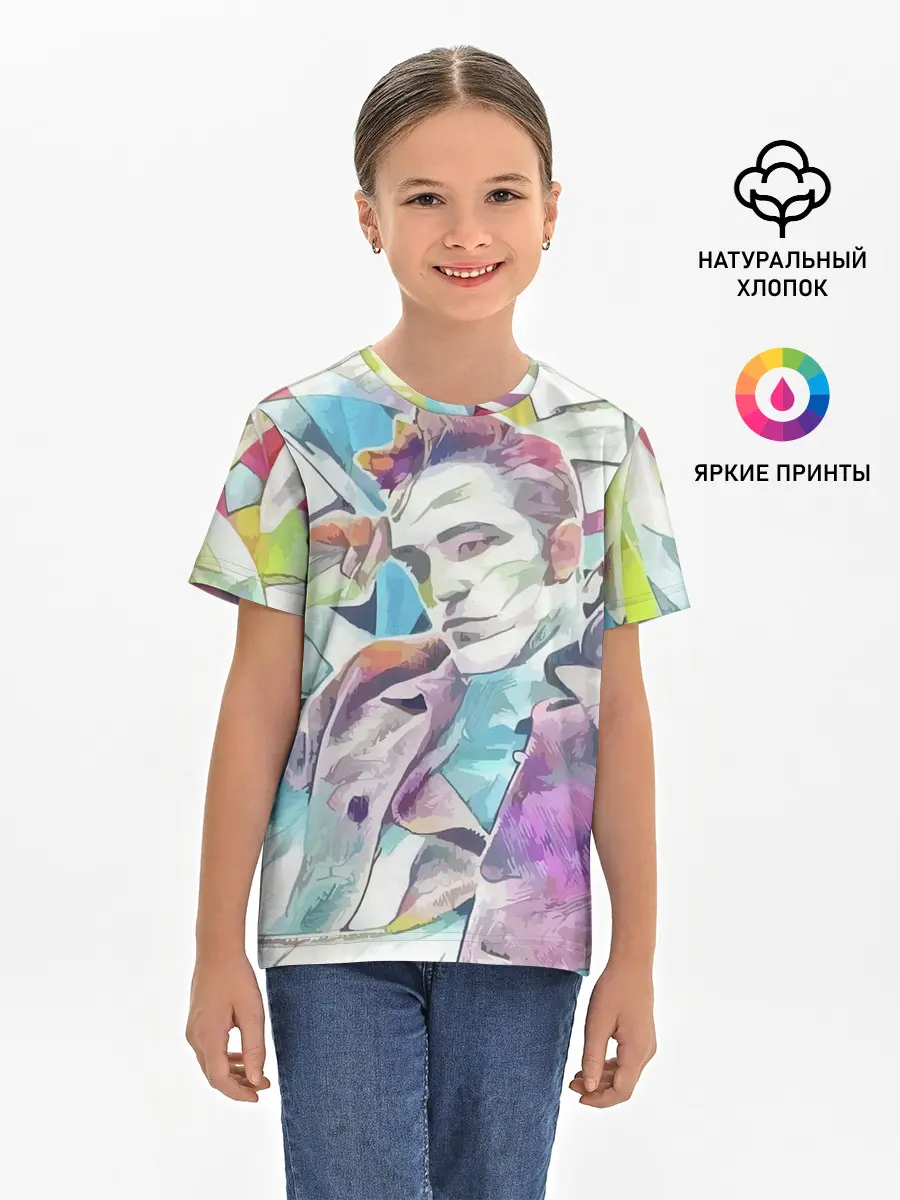 Детская базовая футболка / РОБЕРТ ПАТТИНСОН