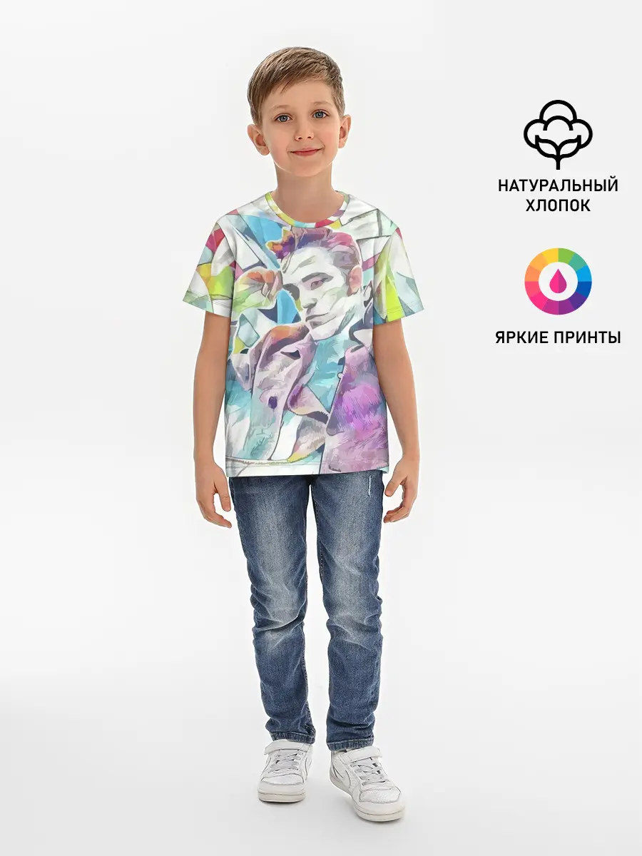 Детская базовая футболка / РОБЕРТ ПАТТИНСОН
