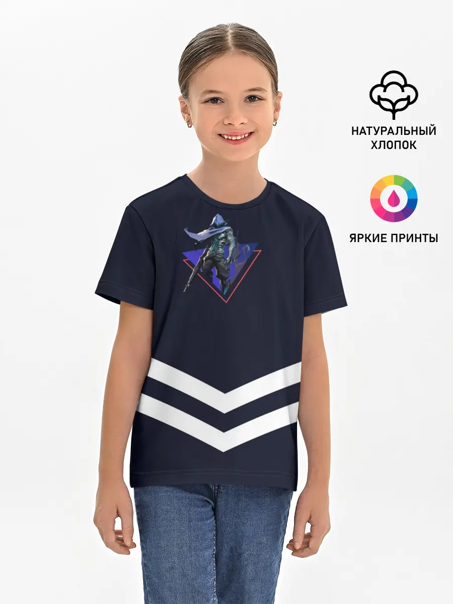 Детская базовая футболка / Valorant