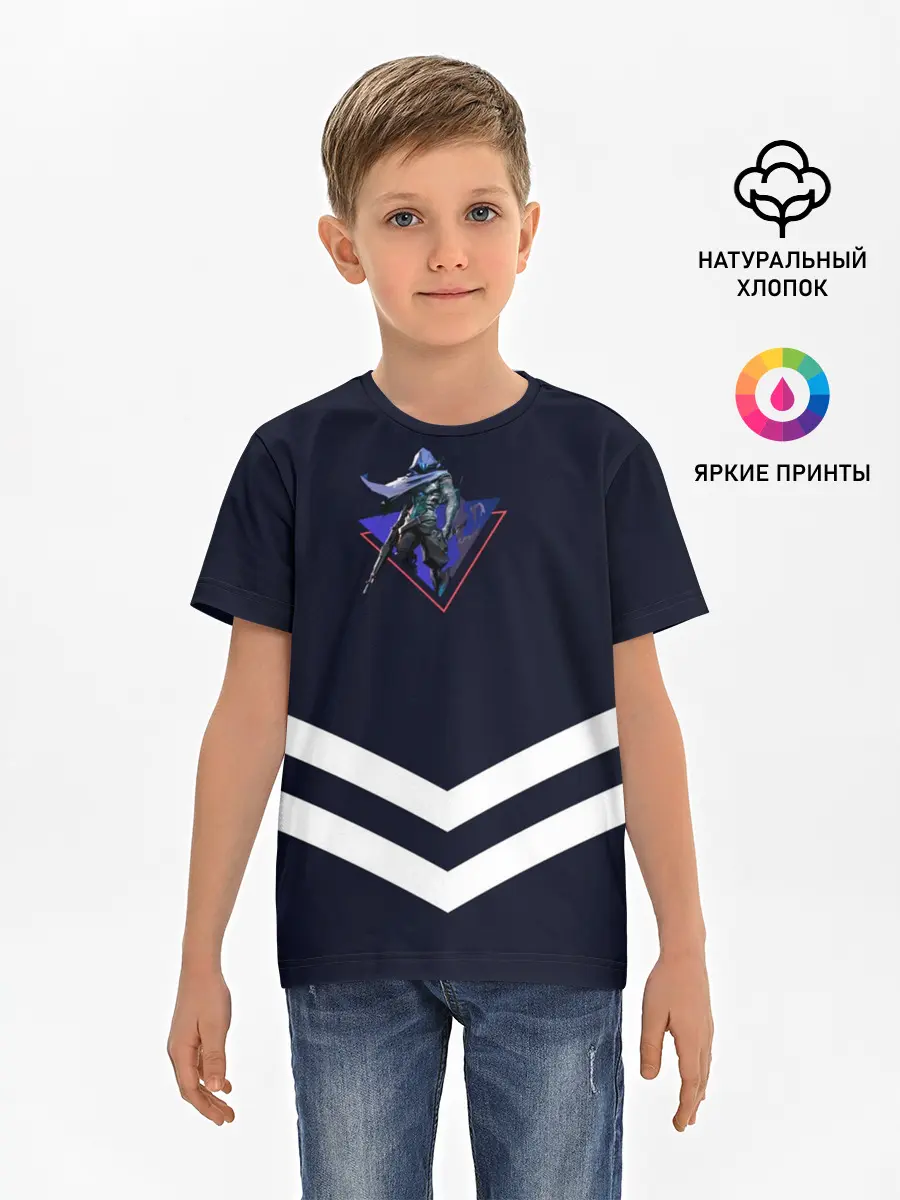 Детская базовая футболка / Valorant