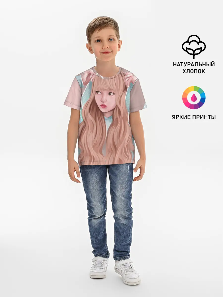 Детская базовая футболка / Лиса Манобан