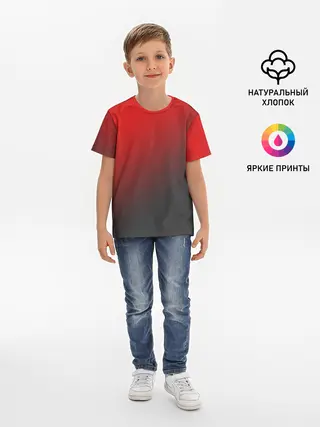 Детская базовая футболка / RED